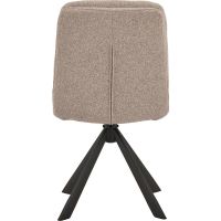 Olin draaistoel | zwart metaal onderstel | stof Alea - beige