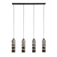 Duncan hanglamp 4L cylinder glas - artic zwart