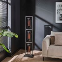 Wrexham vloerlamp 3L 158 cm staal smoke van het woonmerk Fraaai