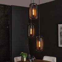 Fraaai Kasey hanglamp 3L - artic zwart