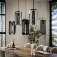 Fraaai Kasey hanglamp 5L - artic zwart