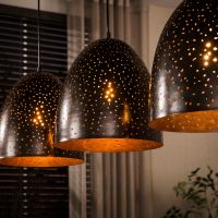 Fraaai Wesley hanglamp 3-lichts - bruin