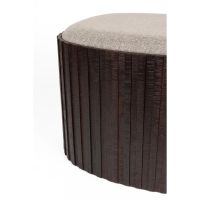 Dutchbone Bay opbergpoef laag - bruin