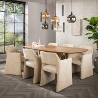 Fraaai Bruno hanglamp 5+4 lichts - zwart