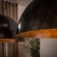 Fraaai Frans hanglamp 2-lichts Ø60 cm - bruin