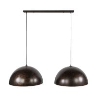 Fraaai Frans hanglamp 2-lichts Ø60 cm - bruin