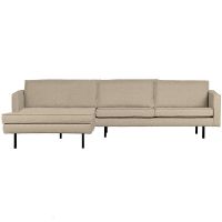 Rodeao chaise longue links boucle - beige