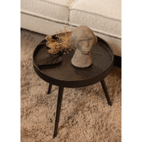 Bounds bijzettafel M hout/metaal antique goud van het woonmerk BePureHome