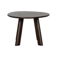 Roundly eettafel mangohout 160 x 110 cm walnoot van het woonmerk BePureHome