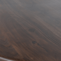 Roundly eettafel mangohout 160 x 110 cm walnoot van het woonmerk BePureHome