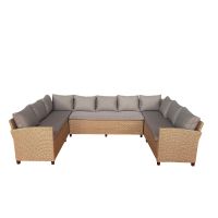 Nordic Home Elisabeth loungeset 9 personen - naturel