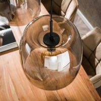 Ariana hanglamp 3L drift glas - smoke grijs