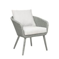 Nordic Home Seth bistro set wicker - grijs/hout