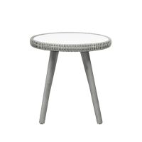 Nordic Home Seth bistro set wicker - grijs/hout