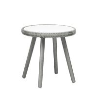 Nordic Home Seth bistro set wicker - grijs/hout