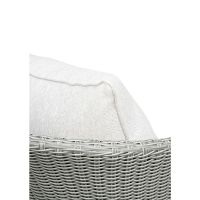 Nordic Home Seth bistro set wicker - grijs/hout