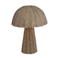 Light & Living Christio tafellamp ø36x48 cm textuur - donkergrijs