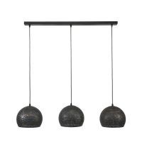 Fraaai Hades hanglamp zwart/bruin 3L