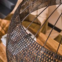 Armin hanglamp Ø80 cm metaal zwart/bruin van het woonmerk Fraaai