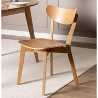 Nøra Kyan eetkamerstoel | naturel oak onderstel - naturel