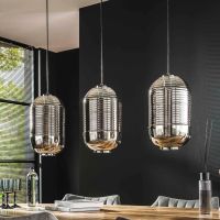 Celine hanglamp 3L - chrome glas