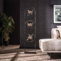 Fraaai Luna vloerlamp 3L - zwart