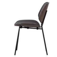 Close In eetkamerstoel kunstleer zwart van het woonmerk BePureHome