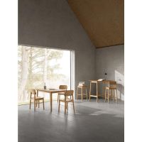 Elin eetkamerstoel | naturel oak onderstel | matt oak - naturel