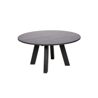 Rhonda eettafel XL ø150 cm eiken blacknight van het woonmerk Woood