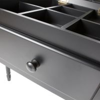 Romy hal/kaptafel hout - zwart