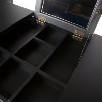 Romy hal/kaptafel hout - zwart