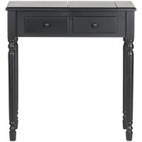 Romy hal/kaptafel hout - zwart