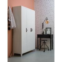 Romy hal/kaptafel hout - zwart