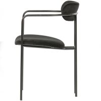 Woood Ivy eetkamerstoel velvet - zwart