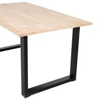 Combi-Tablo eiken 160x90 cm + U-poot