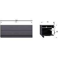 Tv-meubel Finca 100 cm