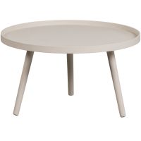 Mesa bijzettafel 34xø60 cm hout - zand