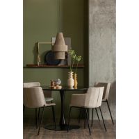 Sammy ronde eettafel - ø120cm - zwart van het woonmerk Woood