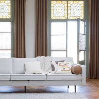 Rodeo bank 3-zits bouclé naturel