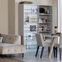 Woood Combi-Tablo: organisch essen mist 130 & 3-stand poot