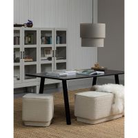 Eettafel combi-tablo - 200 x 90 cm - blacknight van het woonmerk Woood