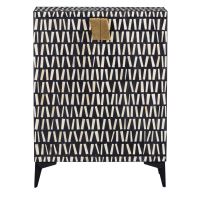 Menne opberkast - zwart/wit van het woonmerk Woood