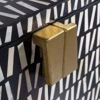 Menne opberkast - zwart/wit van het woonmerk Woood