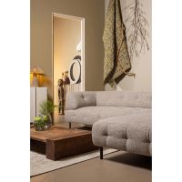 Cuno salontafel laag - hout - donkerbruin van het woonmerk Woood