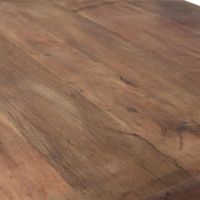 Cuno salontafel laag - hout - donkerbruin van het woonmerk Woood