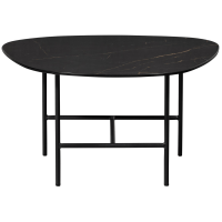 Woood Vajen salontafel marmer 70x70 cm - zwart