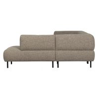 Lloyd hoekbank rechts - grof geweven - bruin melange van het woonmerk Woood