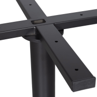 Woood Bistro ronde buisvoet metaal 72xø54 cm - zwart