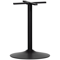 Woood Bistro ronde buisvoet metaal 72xø54 cm - zwart