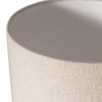 Woood Loft tafellamp metaal/bouclé 90xø22 cm - naturel